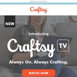 Tune In to CraftsyTV!