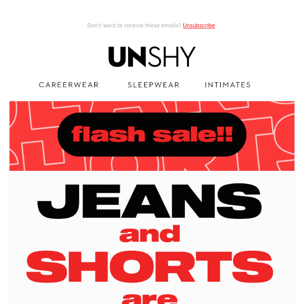⚡Flash Deals are ON ❗ Jeans & Shorts are only 💲20 😱 Start Saving Now ❗🤑