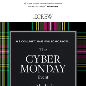 Just call it Cyber SUNDAY... Our can’t-miss deals start now!