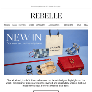 Rebelle, Need some inspiration? This weeks new items!