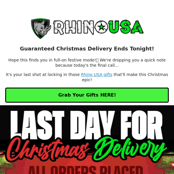 Last Chance for Christmas Delivery!🎄🎁