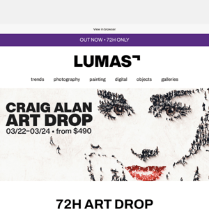 OUT NOW – 72H ART DROP: Visionary artist Craig Alan