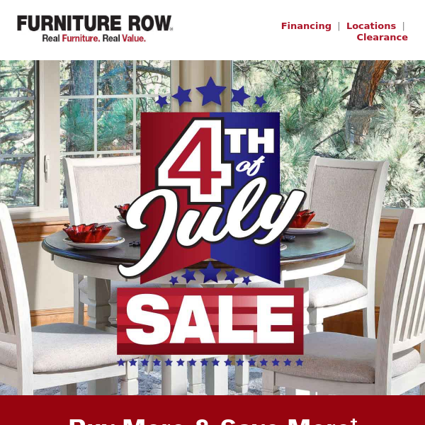 Furniture Row®. Real Furniture. Real Value.