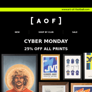 25% OFF all prints... CYBER MONDAY IS HERE!