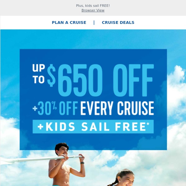 Level up your holidays and lock in your vacay to score savings of up to $650 & 30% off your travel crew