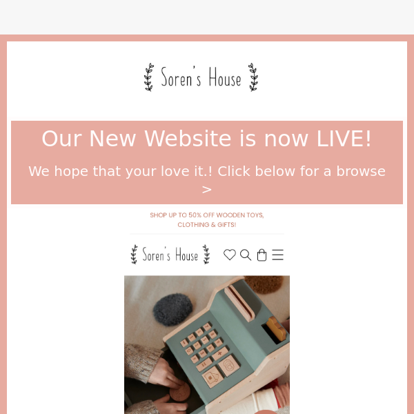 Our new website is now LIVE! 💫