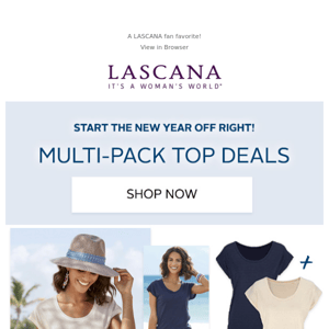 Lascana, shop 2-pack top deals!