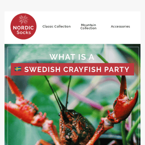 Have you been invited to a crayfish party?