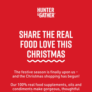 Share the real food love this Christmas