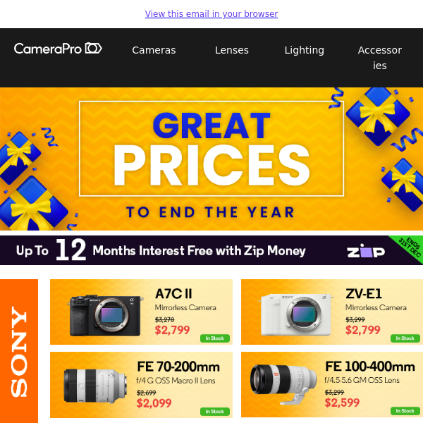 Capture the Savings: Unmissable Year-End Photography Deals!