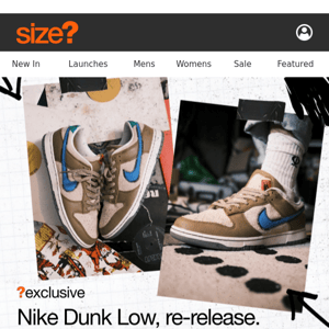 Nike Dunk Low re-release – ?exclusive - draws open