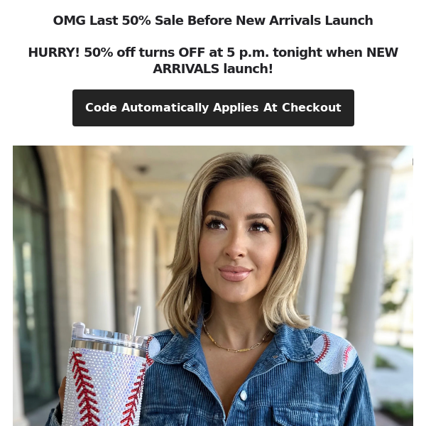 OMG Last 50% Sale Before New Arrivals Launch