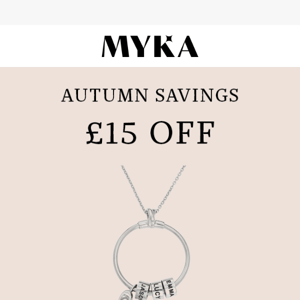 EXTENDED: $15 off Autumn Jewellery