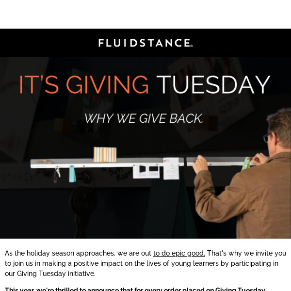 Giving Tuesday: You Order, We Donate A Landing Vision Board