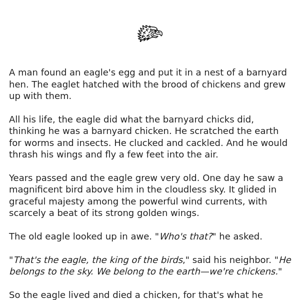 eagle egg