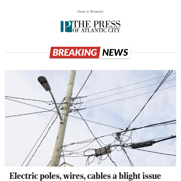 Electric poles, wires, cables a blight issue for Ventnor