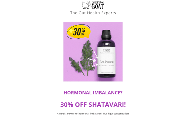 Flash Sale! 30% OFF Shatavari Premium Herbal Tincture 🌿🐐🌿