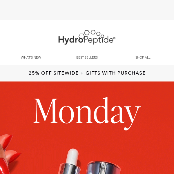 CYBER MONDAY: 25% Off Sitewide
