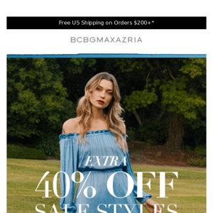 Extra 40% Off Sale