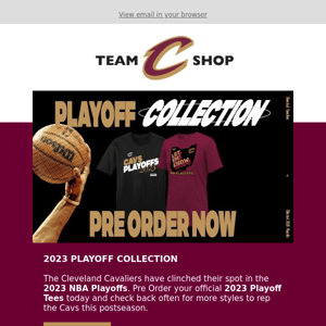 Pre Order the Cavs Playoff Collection