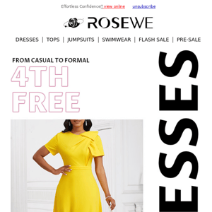 Radiant Spring Hues: 4TH FREE DRESSES🌷🌺🌼