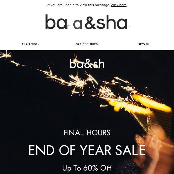 BA SH Latest Emails Sales Deals