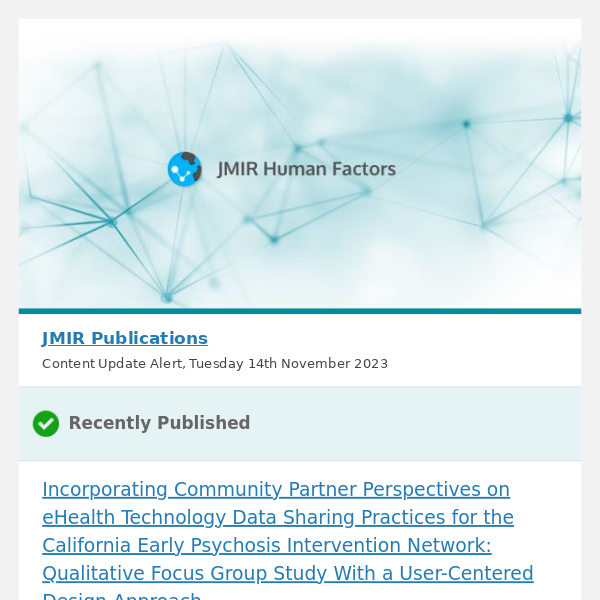 [JHF] Incorporating Community Partner Perspectives on eHealth Technology Data Sharing Practices for the California Early Psychosis Intervention Networ