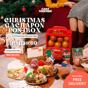 🎄 Christmas Gachapon at RM99?! 😱 Limited units only - still with Free Delivery! 🚗