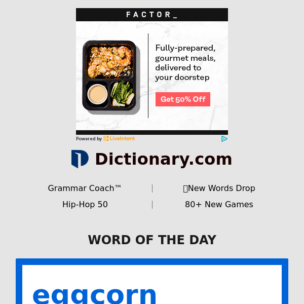 eggcorn | Word of the Day