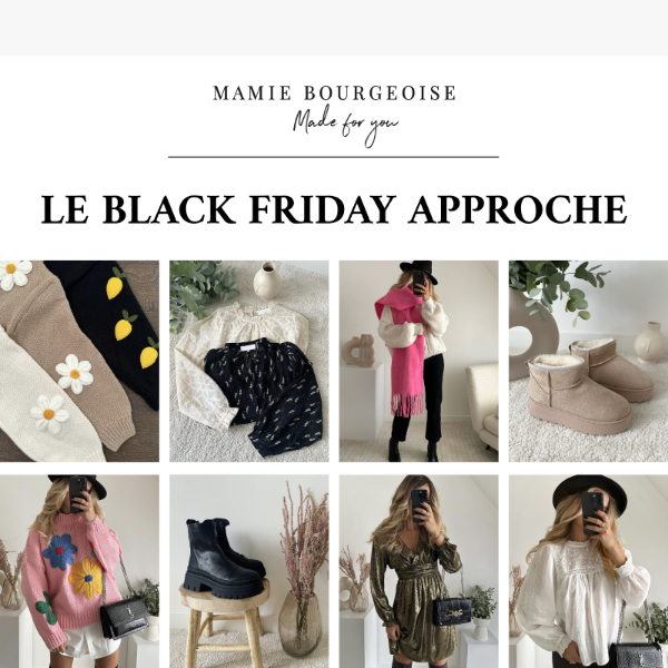 Le Black Friday approche 🖤