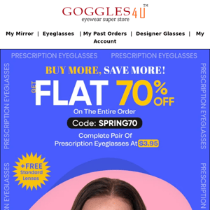 Goggles 4u 📢 Final Call For FLAT 70 Percent Discount.