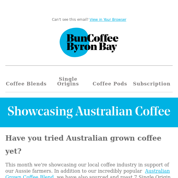 Showcasing our Aussie Coffee Industry