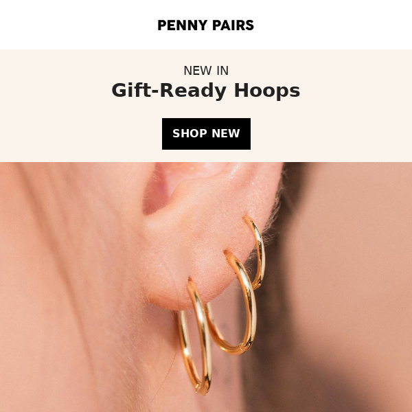 NEW IN: Gift-Ready Hoops 🎁