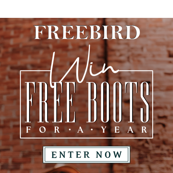 💥 WIN FREE BOOTS FOR A YEAR💥
