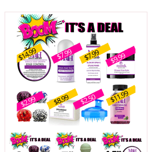 BOOM! More deals starting at $2.50