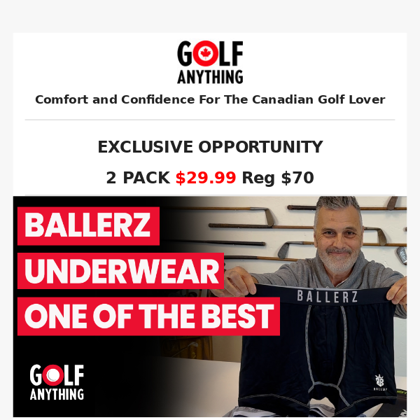 BALLERZ Underwear - One of the best underwear I have tried