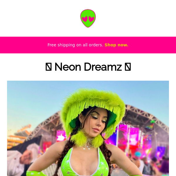 Neon Dreamz  💚 Neon Rave Outfits