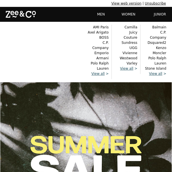 Summer Sale now live: Up to 40% off