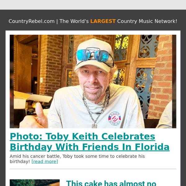 Photo: Toby Keith Celebrates Birthday With Friends In Florida