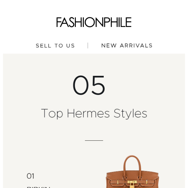 Top 5 Hermes Styles