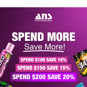 Spend More, SAVE More - Limited Time Offer 💪