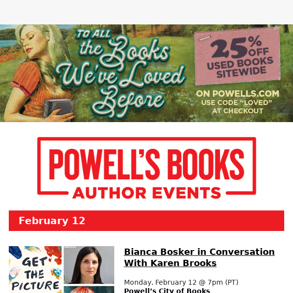 Powell’s Author Events: Moshe Kasher, Renée Watson, Bianca Bosker, and more