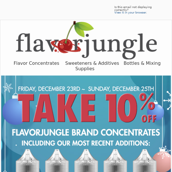 Three Days of Festive Savings at FlavorJungle.com
