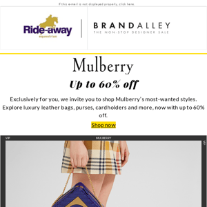 Mulberry | Your exclusive access