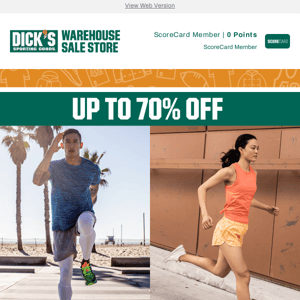 Pace ⬆️ with huge savings on running styles