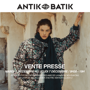 Vente presse I Derniers jours