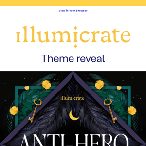 Get excited for November's Illumicrate theme! [Correction]