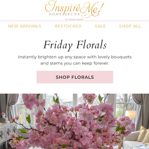 💐 Stop & Shop the Florals