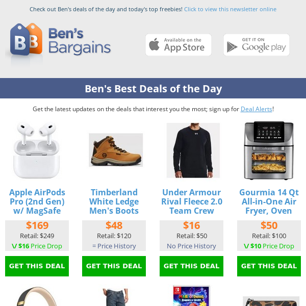 Ben's Best Deals: Meta Quest 3 Giveaway - $169 AirPods Pro - $48 Timberland Boots - $13 Wrangler Jeans