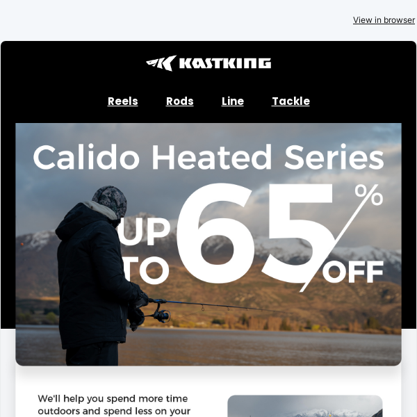 Warm up this winter with up to 65% off on the calido Heated Series!